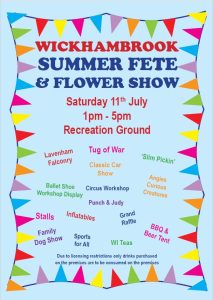 Wickhambrook Fete Poster